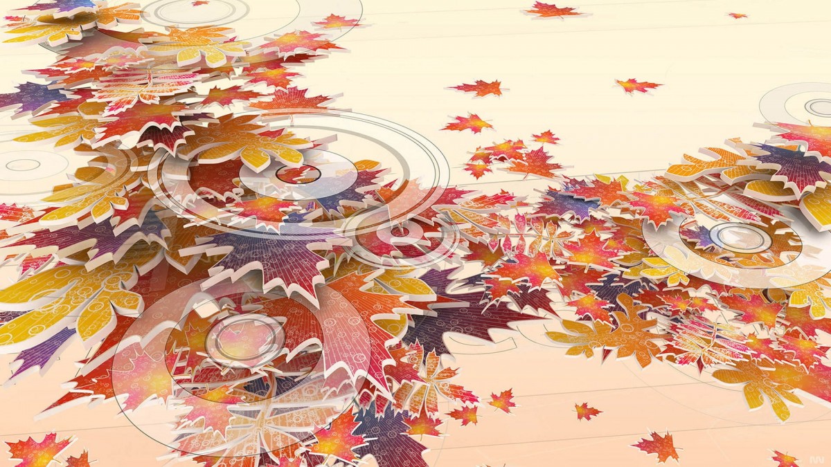برگ-رنگی-هنری و نقاشی